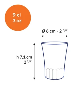 Outlet Amalfi - Tasse en verre transparent 9 cl Professionnels De La Restauration|Tasses