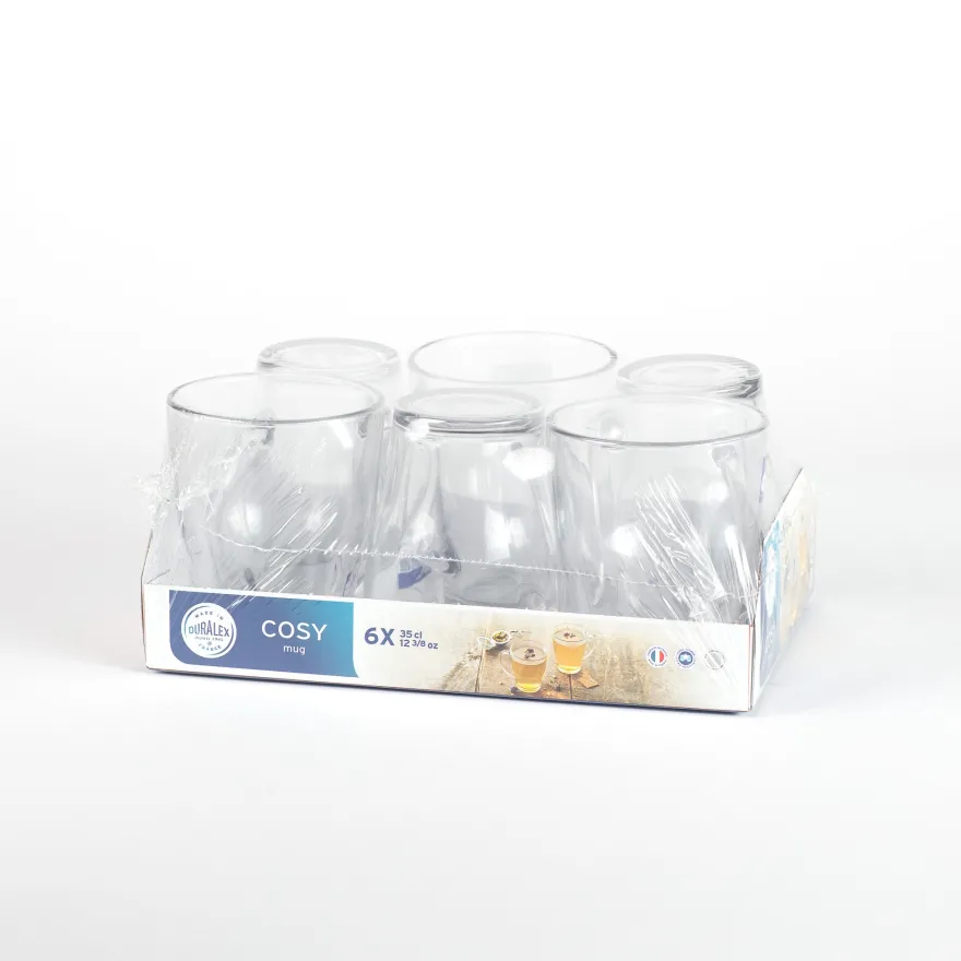 New Cosy - Mug en verre transparent 35 cl Professionnels De La Restauration|Tasses