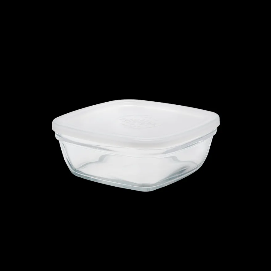Outlet Freshbox - Boite de conservation carrée couvercle blanc 1,15L Professionnels De La Restauration|Boîtes Carrées