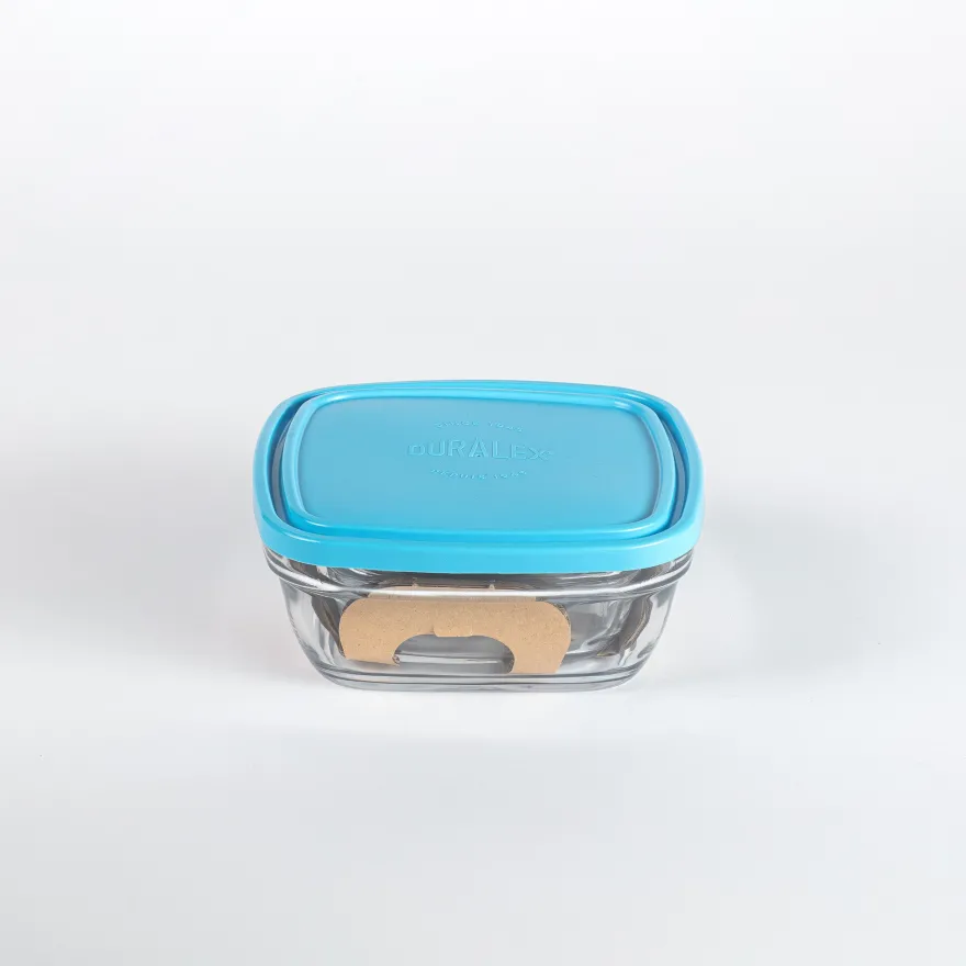 Online Freshbox - Boite de conservation carrée couvercle bleu 1,15L Professionnels De La Restauration|Boîtes Carrées