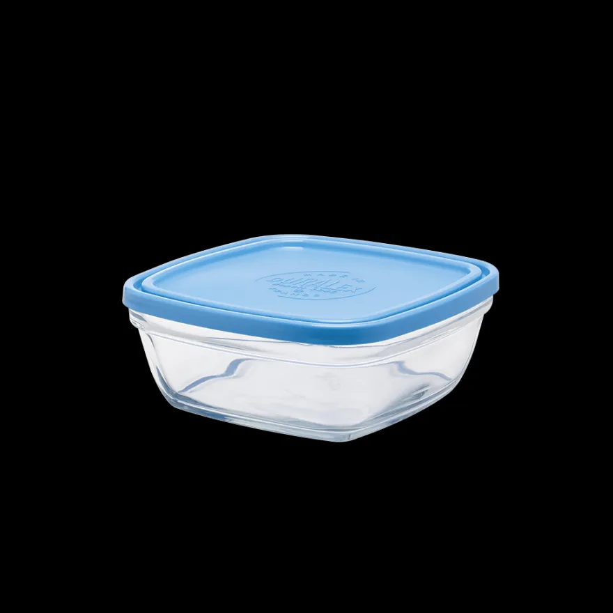 Online Freshbox - Boite de conservation carrée couvercle bleu 1,15L Professionnels De La Restauration|Boîtes Carrées