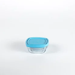 Online Freshbox - Boite de conservation carrée couvercle bleu 15cl Boîtes Carrées