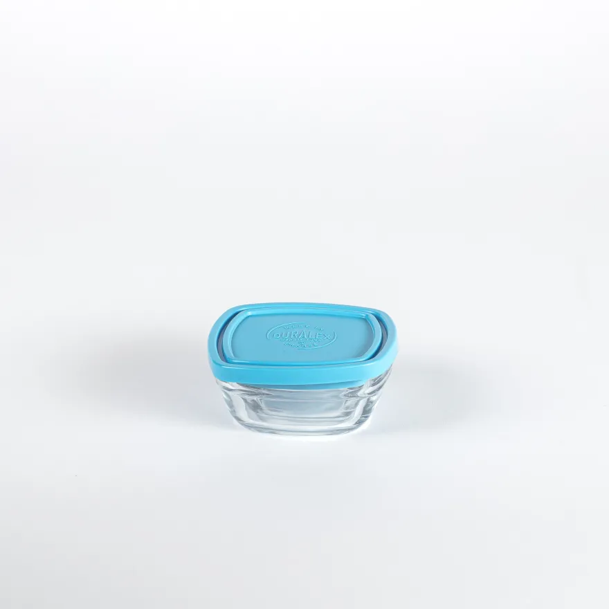 Online Freshbox - Boite de conservation carrée couvercle bleu 15cl Boîtes Carrées