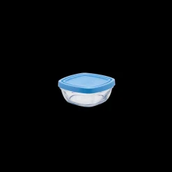 Online Freshbox - Boite de conservation carrée couvercle bleu 15cl Boîtes Carrées