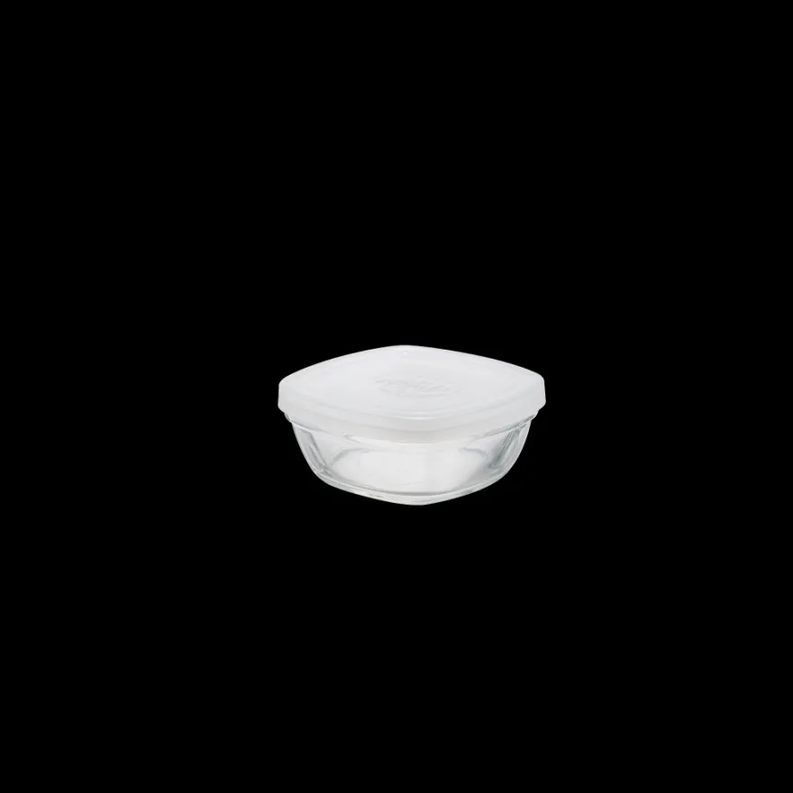 Best Freshbox - Boite de conservation carrée couvercle blanc 15cl Boîtes Carrées