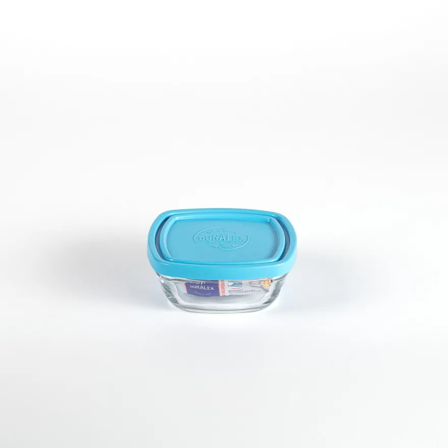Outlet Freshbox - Boite de conservation carrée couvercle bleu 30cl Professionnels De La Restauration|Boîtes Carrées
