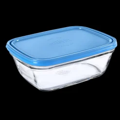 Sale Freshbox - Boite de conservation rectangulaire couvercle bleu 1,65L Professionnels De La Restauration|Boîtes Rectangulaires