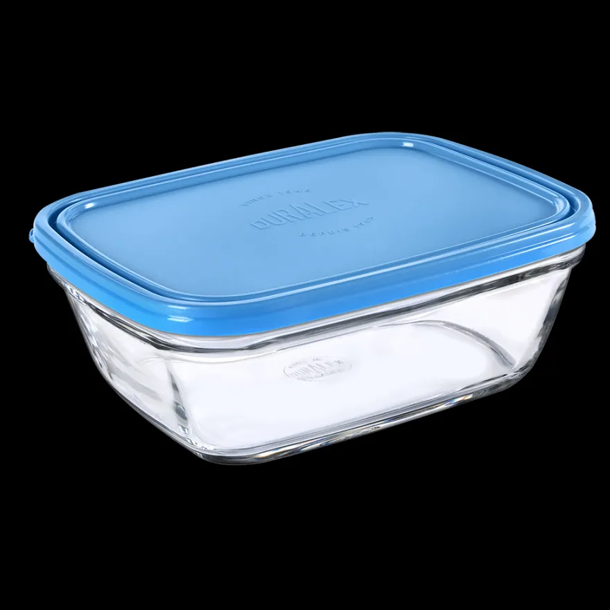 Sale Freshbox - Boite de conservation rectangulaire couvercle bleu 1,65L Professionnels De La Restauration|Boîtes Rectangulaires