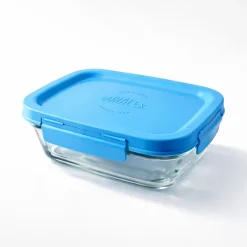 Outlet Freshbox - Boite de conservation à ailette couvercle bleu 1.1L Professionnels De La Restauration|Boîtes Rectangulaires
