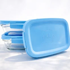 Outlet Freshbox - Boite de conservation à ailette couvercle bleu 1.1L Professionnels De La Restauration|Boîtes Rectangulaires