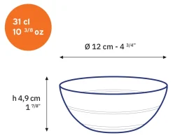 New Le Gigogne - Coupelle en verre transparent 12cm - 31cl Professionnels De La Restauration|Coupelles