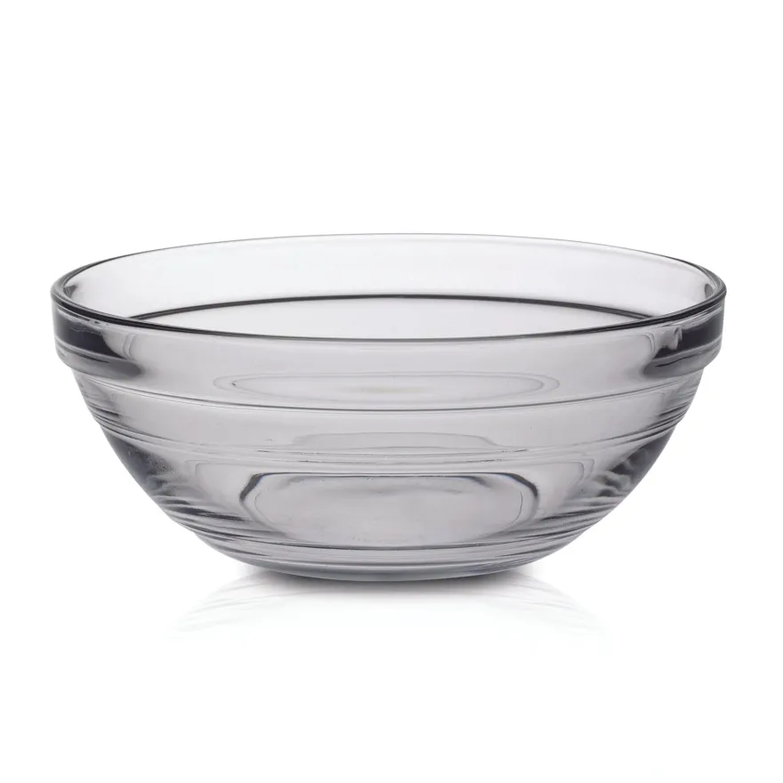 Best Le Gigogne - Saladier en verre transparent Empilable 97cl - 17cm Professionnels De La Restauration|Saladiers