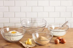 New Le Gigogne - Saladier en verre transparent Empilable 5,8L - 31cm Professionnels De La Restauration|Saladiers