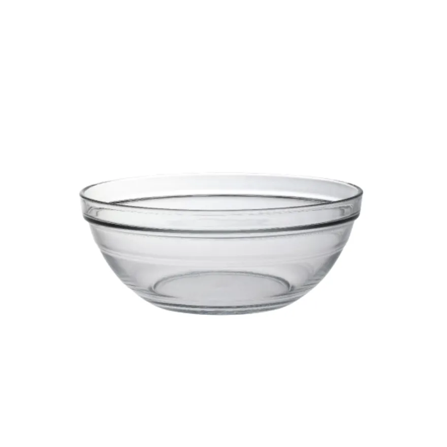 Best Le Gigogne - Saladier en verre transparent Empilable 3,45L - 26cm Professionnels De La Restauration|Saladiers