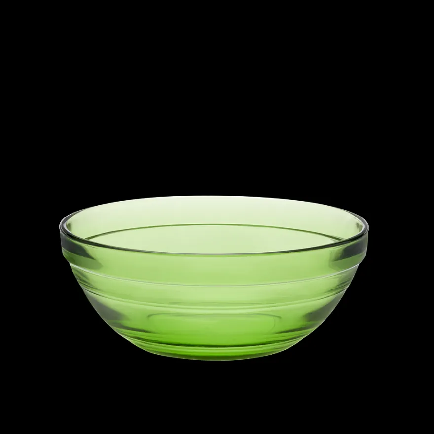 Hot Le Gigogne - Saladier en verre Empilable 50 cl - 14 cm Vert Professionnels De La Restauration|Saladiers