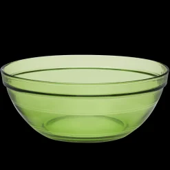 Outlet Le Gigogne - Saladier en verre Empilable 1,59L - 20,5cm Vert Professionnels De La Restauration|Saladiers