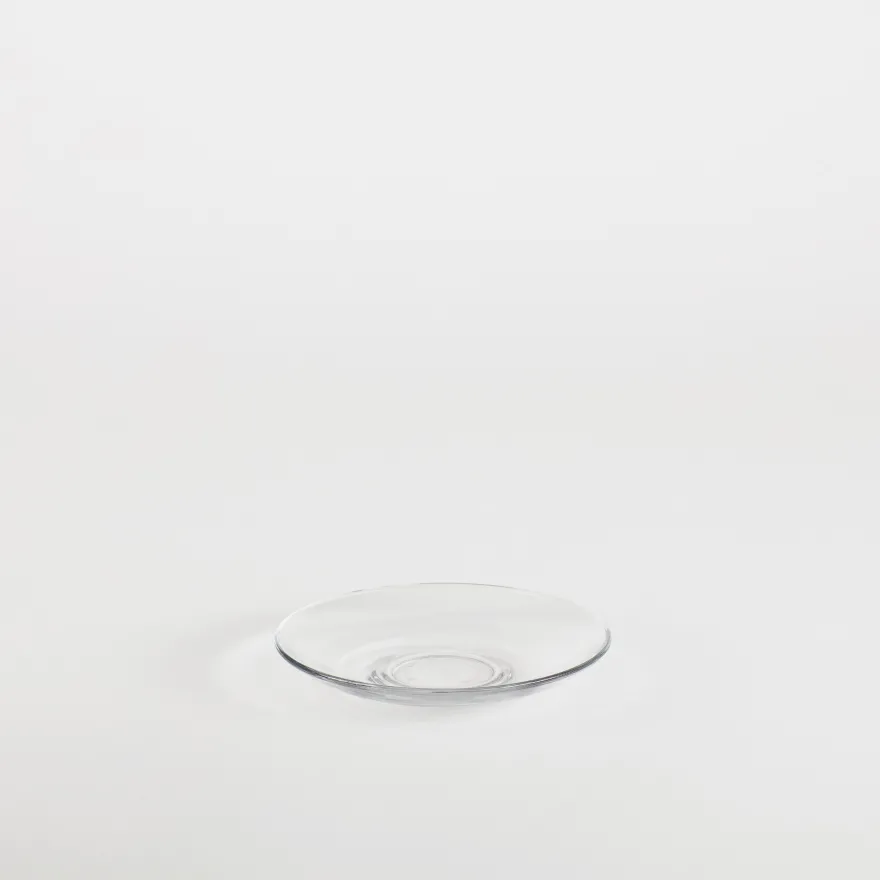 Discount Le Gigogne - Soucoupe en verre transparent 13,5 cm Professionnels De La Restauration
