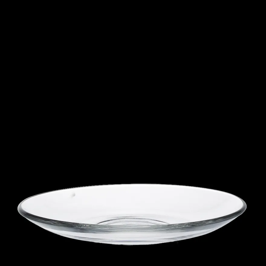 Discount Le Gigogne - Soucoupe en verre transparent 13,5 cm Professionnels De La Restauration