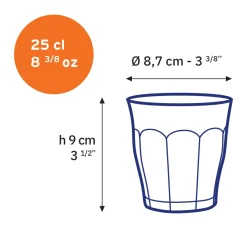Discount Le Picardie - Verre à eau - transparent - 25cl Professionnels De La Restauration|Verres À Eau