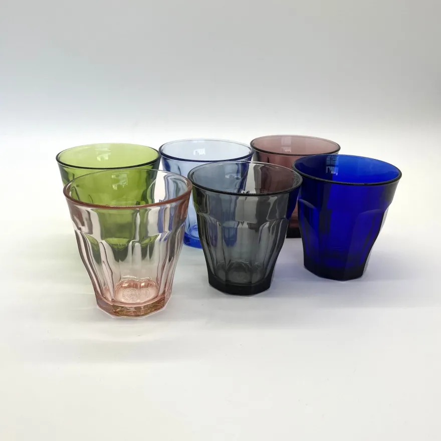 Hot Le Picardie - Verre 25cl - Panaché de 6 couleurs Professionnels De La Restauration|Verres À Eau