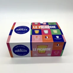 Hot Le Picardie - Verre 25cl - Panaché de 6 couleurs Professionnels De La Restauration|Verres À Eau