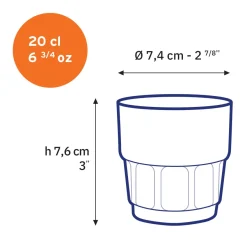 Clearance Lola - Verre transparent 20cl Professionnels De La Restauration|Verres À Eau