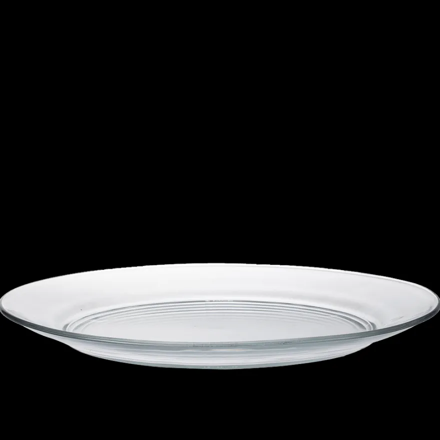 Clearance Lys - Assiette transparente x6 - 28cm Professionnels De La Restauration|Assiettes