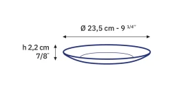 Discount Lys - Assiette x6 - 23,5cm - Vert Professionnels De La Restauration|Assiettes