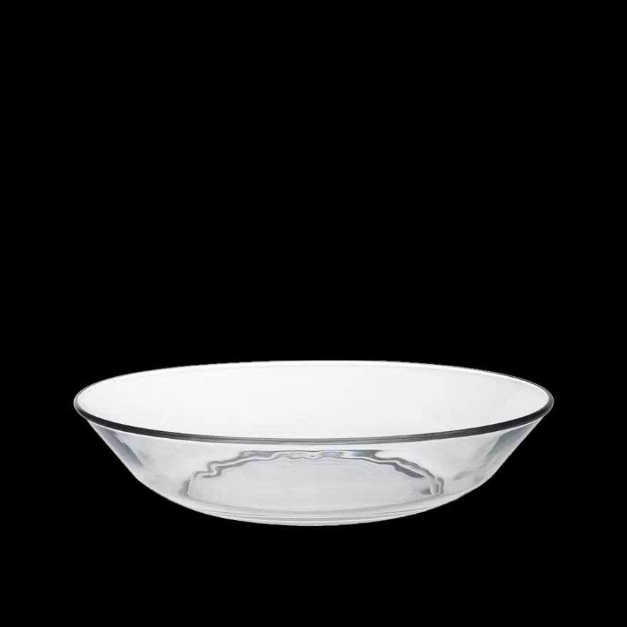 Clearance Lys - Assiettes creuses en verre transparent x6 - 21cm Professionnels De La Restauration|Assiettes
