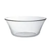 Discount Lys - Saladier en verre transparent de Table 23 cm Saladiers|Saladiers