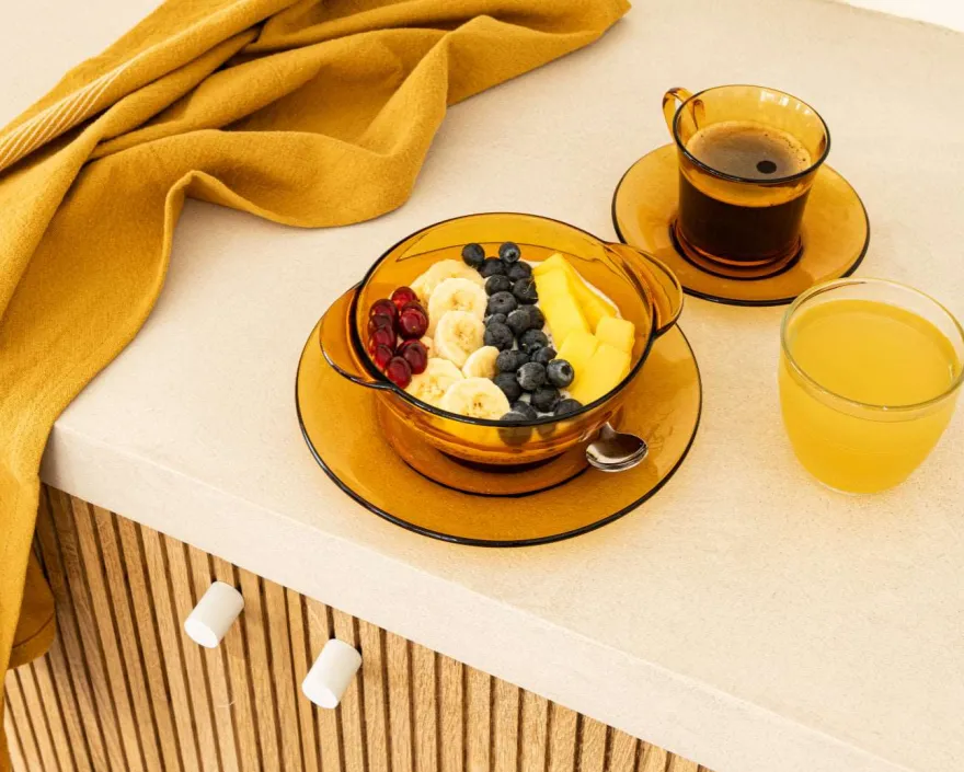 Sale Lys - Tasse en verre Vermeil 18 cl Tasses