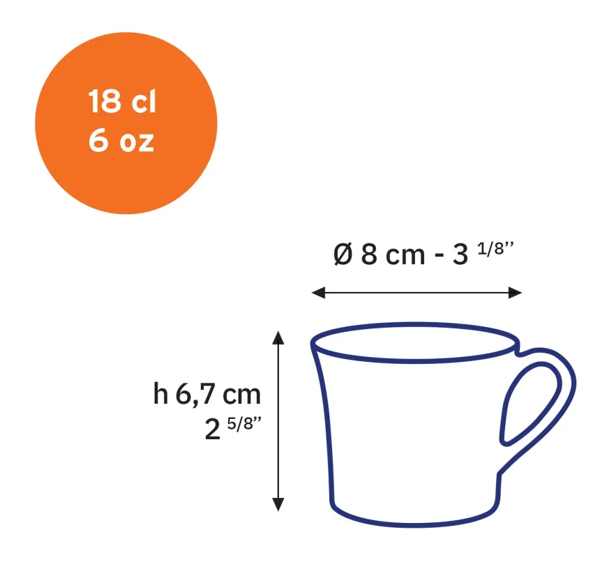 Sale Lys - Tasse en verre Vermeil 18 cl Tasses