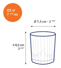 Discount Manhattan - Verre Transparent 22cl Professionnels De La Restauration|Verres À Eau