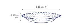 Picardie - Assiettes creuses x6 - 23cm - Vermeil Assiettes