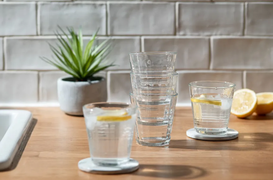 Online Prisme - Verre Bleu Marine 22cl Professionnels De La Restauration|Verres À Eau