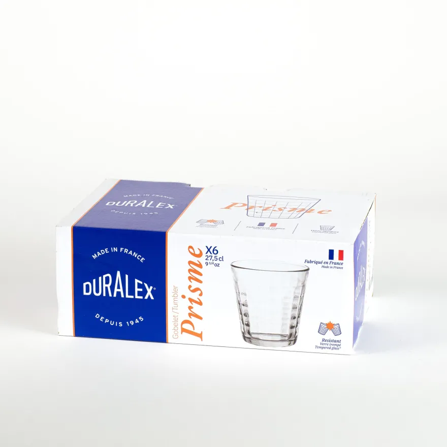 Prisme - Verre Transparent 27,5cl Professionnels De La Restauration|Verres À Eau