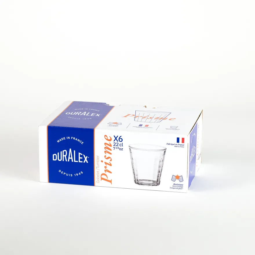 Hot Prisme - Verre Transparent 22cl Professionnels De La Restauration|Verres À Eau
