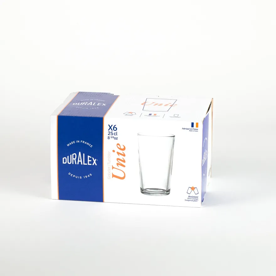 Online Unie - Verre transparent 25 cl Professionnels De La Restauration|Verres À Eau