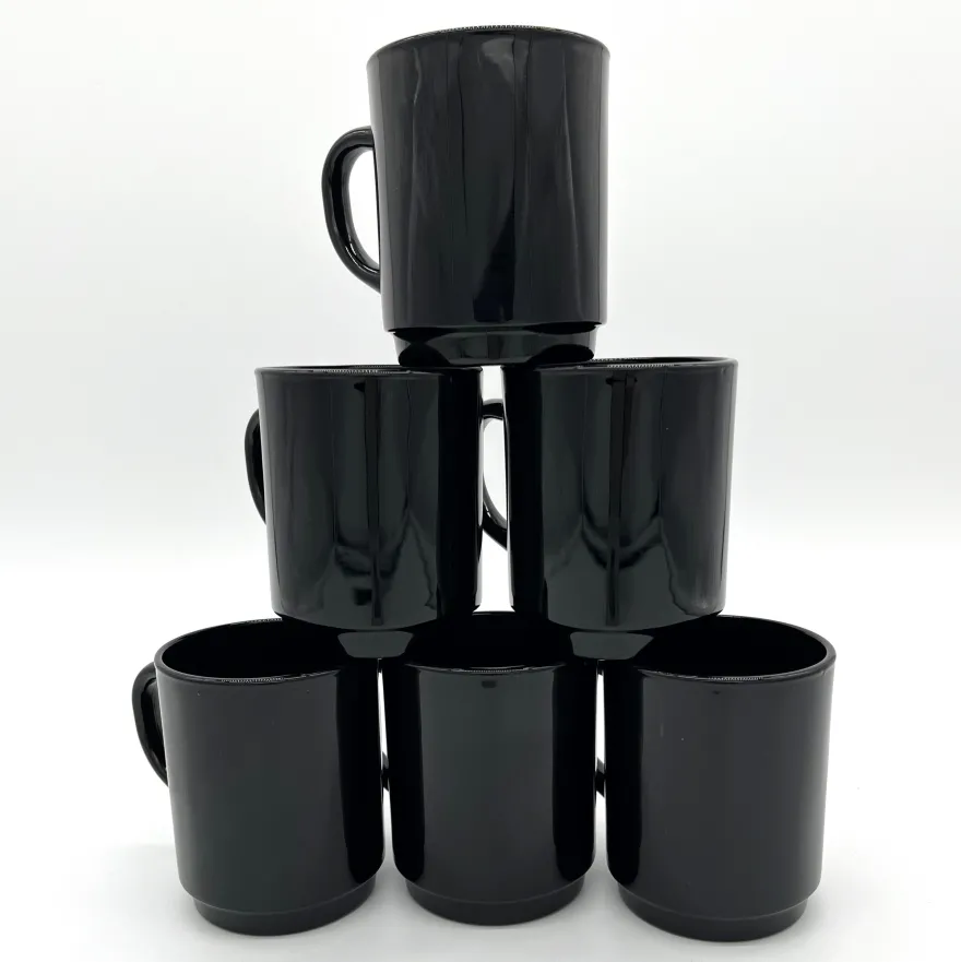 Outlet Versailles - Mug en verre Noir 26 cl Professionnels De La Restauration|Mugs
