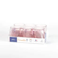 Versailles - Mug en verre Rose 26 cl Professionnels De La Restauration|Mugs